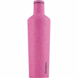 Corkcicle 20 oz Heather Pink Insulated Canteen Stainless Steel Water Bottle